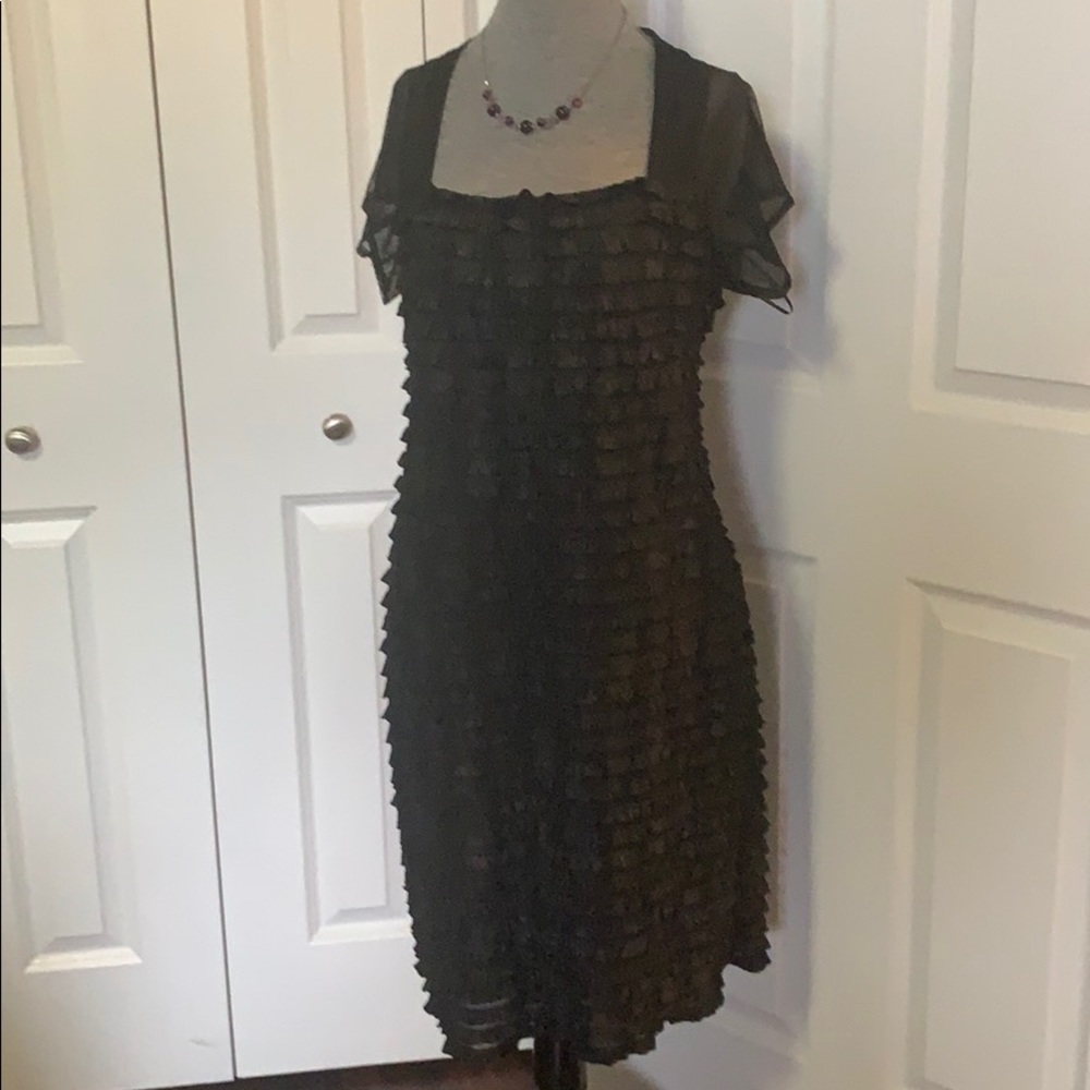 Ruffle/fringe flapper dress